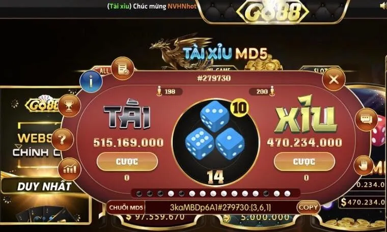 Luật chơi cơ bản khi tham gia tài xỉu 77bet